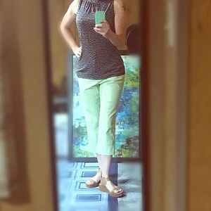 CLOSET CLOSING! Liz Claiborne sz 4 Gingham Capris